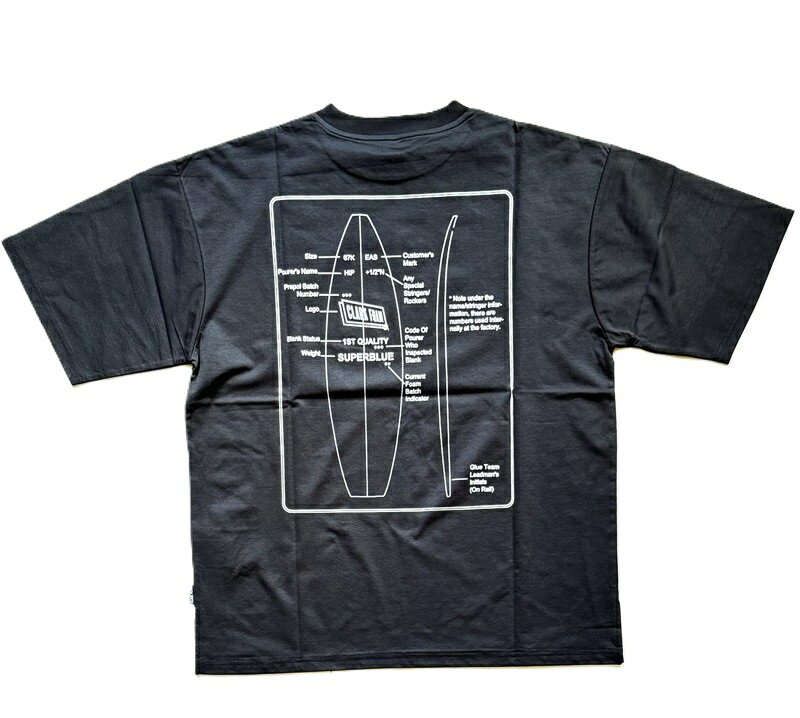 CLARK FOAM HYBRID BLANKS DRY TEE BLACK メンズ