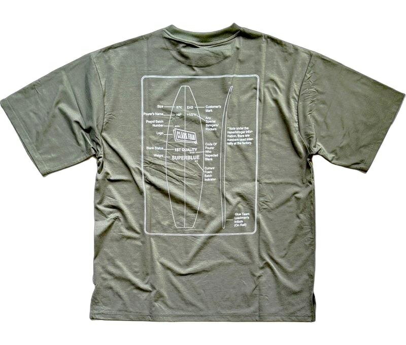 Rakuten - CLARK FOAM HYBRID BLANKS DRY TEE KHAKI メンズ