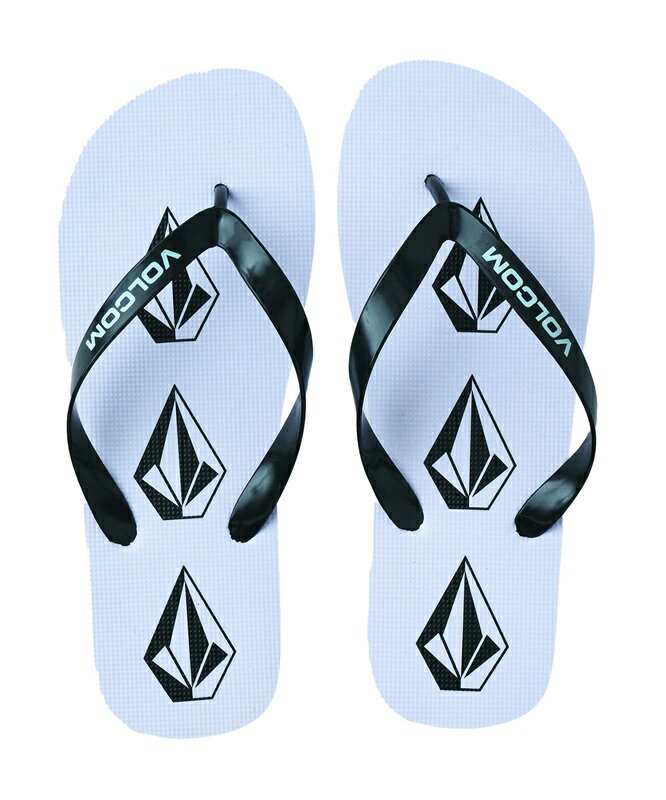 Rakuten - VOLCOM メンズ STONE Sandal ビーチサンダル WHT