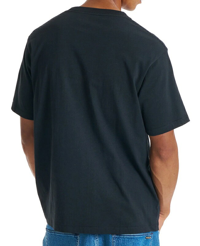 サーフアップのVOLCOM メンズ BIG LOGO SS TEE Tシャツ BLACK｜アングル2