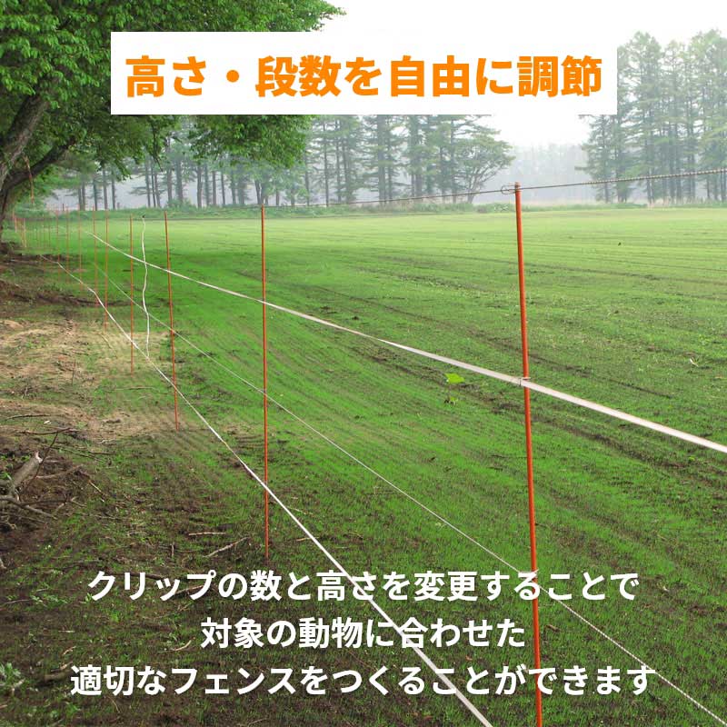 ガラガー 電気柵支柱　グラファイポール10型1900mm