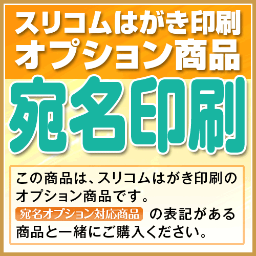 宛名印刷（1枚25円＋基本料金 1,000円）