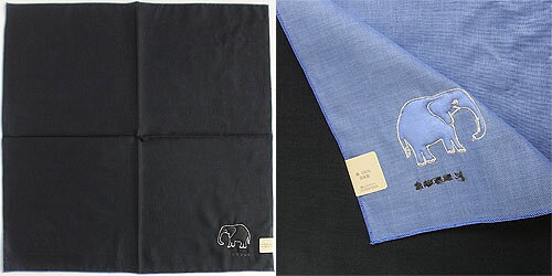 surou web shopのHIBINOKODUE動物ハンカチぞう｜アングル3