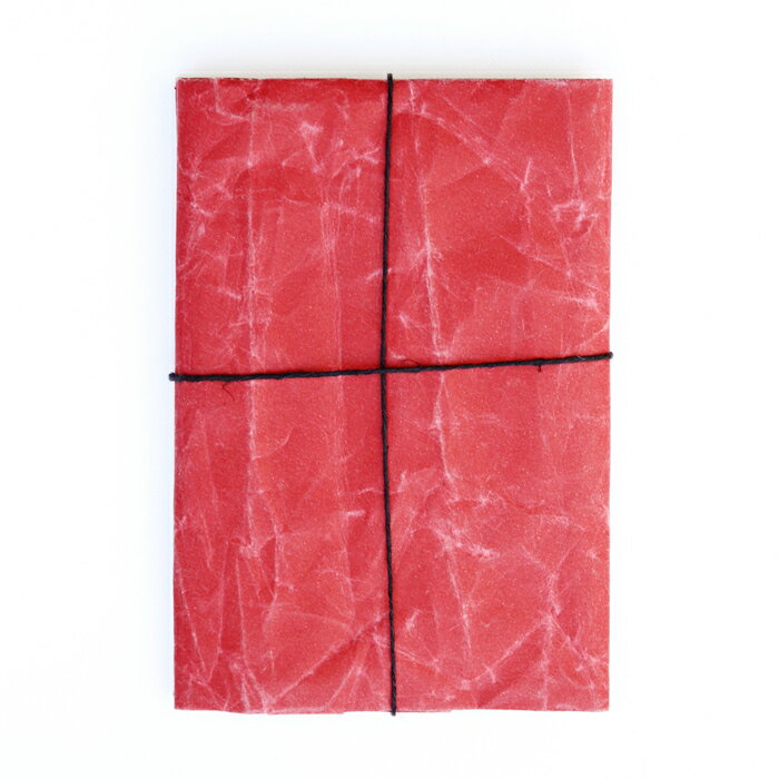 SIWA 紙和　ブックカバー 文庫サイズ　　レッド