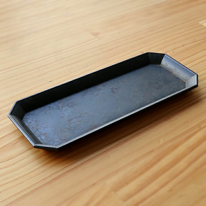 Rakuten - FUTAGAMI真鍮の生活用品真鍮・鋳肌の文具トレイ 黒ムラ　大