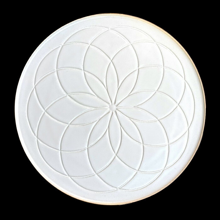 Rakuten - JICON　磁今　花彫平皿　大　輪文 渕錆　（φ270×h21）