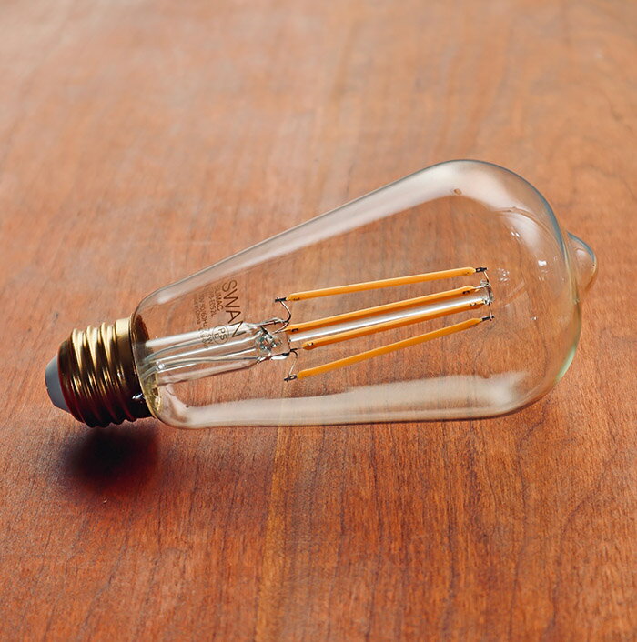 LED電球　スワンバルブディマー　エジソン　6.5W　60W相当　調光対応