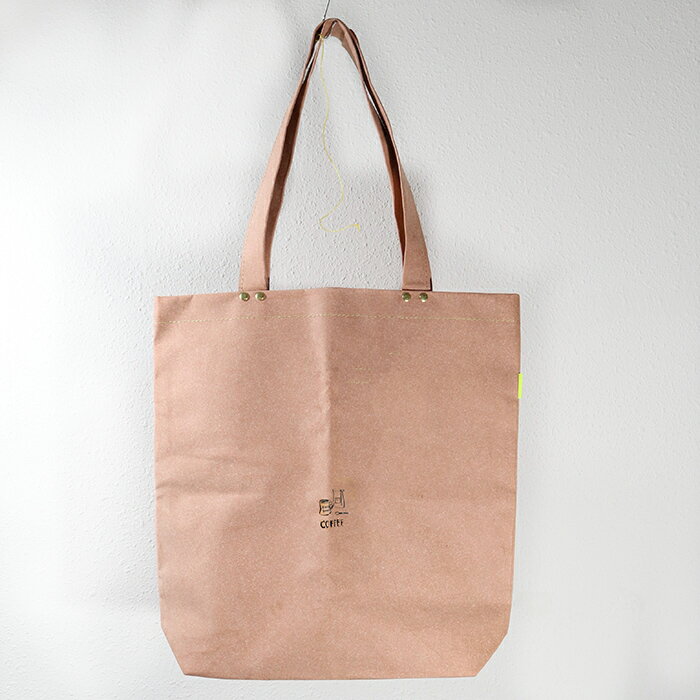 MAKOO リサイクルレザー ホールディングタイプバッグ　　COFFEE