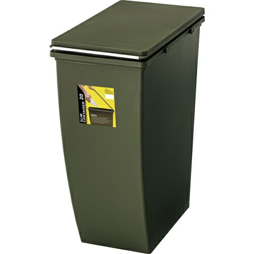 Square Shape - 東谷スリムコンテナ 20L (グリーン) (W20.3×D38.4×H43)【送料無料（北海道・沖縄送料別）】