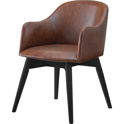 東谷カラメリ チェア (ダークブラウン) (W50×D55×H73×SH43)【送料無料（北海道・沖縄送料別）】