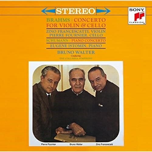CD / ブルーノ・ワルター / ブラームス:ヴァイオリンとチェロのための二重協奏曲 シューマン:ピアノ協奏曲 (ハイブリッドCD) / SICC-10363
