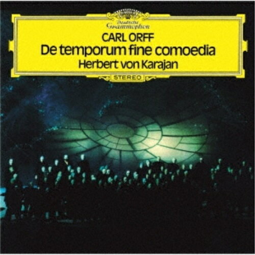 オルフ:時の終わりの劇 (UHQCD) (生産限定盤)ヘルベルト・フォン・カラヤンカラヤン ヘルベルトフォン からやん へるべるとふぉん　発売日 : 2022年3月23日　種別 : CD　JAN : 4988031488201　商品番号 : UCCG-41104【商品紹介】オルフ最後の劇作品となった「時の終わりの劇」は、1973年8月のザルツブルク音楽祭でカラヤン指揮により初演されました。大規模で特殊な楽器編成ゆえに、これまであまり演奏されていない作品です。この録音は初演の1ヵ月前に、同じキャストで録音されたもので、この作品の貴重なドキュメントでもあります。※歌詞対訳は付いておりません。【収録内容】CD:11.時の終わりの劇 I.シビュラ 唯一なる神がおられる。始まりもなく、巨大で、生成したものでもない2.時の終わりの劇 I.シビュラ 天の報いは遅れてやってくる3.時の終わりの劇 I.シビュラ 富める者にも貧しい者にも皆に夜は同じである4.時の終わりの劇 I.シビュラ 私はすべてを溶かし、集めて浄める5.時の終わりの劇 I.シビュラ ああ! 神を信じない者は地獄の劫火に投げ込まれよう6.時の終わりの劇 II.隠者 決して、決して…永遠の劫火の計り知れない苦痛7.時の終わりの劇 II.隠者 永却にわたって唯一なる神8.時の終わりの劇 II.隠者 サタンも…ルシファーも…罪を宣告されたものが永遠に罰を受け続けることはない9.時の終わりの劇 II.隠者 現世は回帰する10.時の終わりの劇 II.隠者 この世の終わりはいつか?11.時の終わりの劇 II.隠者 神よ、我々に占いと予言と夢見の力を与え給え12.時の終わりの劇 III.その日 我々はどこへさまよい出て、見失い、見捨てられるのか13.時の終わりの劇 III.その日 キリエ! 我らを救い給え、守り給え、助け出し給え!14.時の終わりの劇 III.その日 不安、恐れ、恐怖、驚き、狼狽が我々皆をとらえる15.時の終わりの劇 III.その日 目が見えず 足がなえ 心乱れた悪霊の数も皆、我が言葉の命じるところを聞き耳を傾けよ16.時の終わりの劇 III.その日 ああ、地獄の門の暗い闇の瞳が我らを見つめる17.時の終わりの劇 III.その日 父よ、我罪を犯せり18.時の終わりの劇 III.その日 至高の精神性をもって