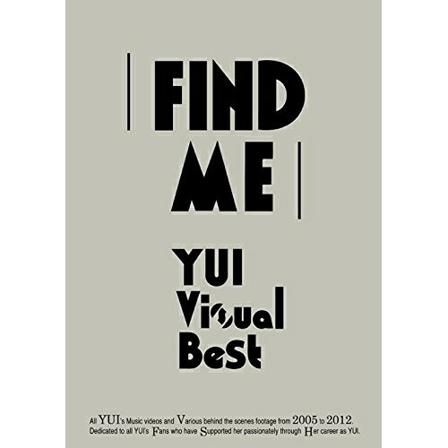 DVD / YUI / FIND ME YUI Visual Best (通常版) / SRBL-1666
