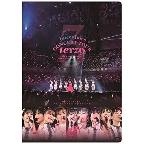 Juice＝Juice CONCERT TOUR 〜terzo〜 FINAL 稲場愛香卒業スペシャルJuice=Juiceジュースジュース じゅーすじゅーす　発売日 : 2022年10月19日　種別 : DVD　JAN : 4942463832582　商品番号 : HKBN-50258【収録内容】DVD:11.OPENING2.Va-Va-Voom3.プラトニック・プラネット4.POPPIN' LOVE5.MC6.「ひとりで生きられそう」って それってねえ、褒めているの?7.STAGE〜アガッてみな〜8.ノクチルカ9.Future Smile10.G.O.A.T.11.禁断少女12.ロマンスの途中13.MC14.DANCE PERFORMANCE15.ポップミュージック16.初めてを経験中17.好きって言ってよ18.微炭酸19.続いていくSTORY20.MC21.雨の中の口笛22.Mon Amour23.Fiesta! Fiesta!24.GIRLS BE AMBITIOUS! 202225.私が言う前に抱きしめなきゃね26.Goal〜明日はあっちだよ〜27.Magic of Love(J=J 2015Ver.)28.MC29.Familia30.もしも…(ENCORE)31.シンクロ。(ENCORE)32.MC(ENCORE)33.如雨露(ENCORE)