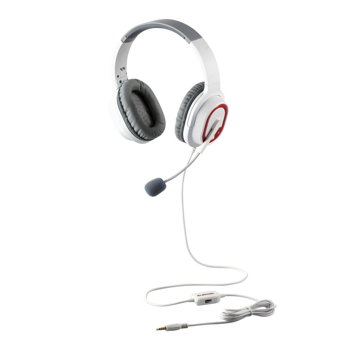 ゲーミングヘッドセット/HS-G30/オーバーヘッド/ホワイトエレコム株式会社