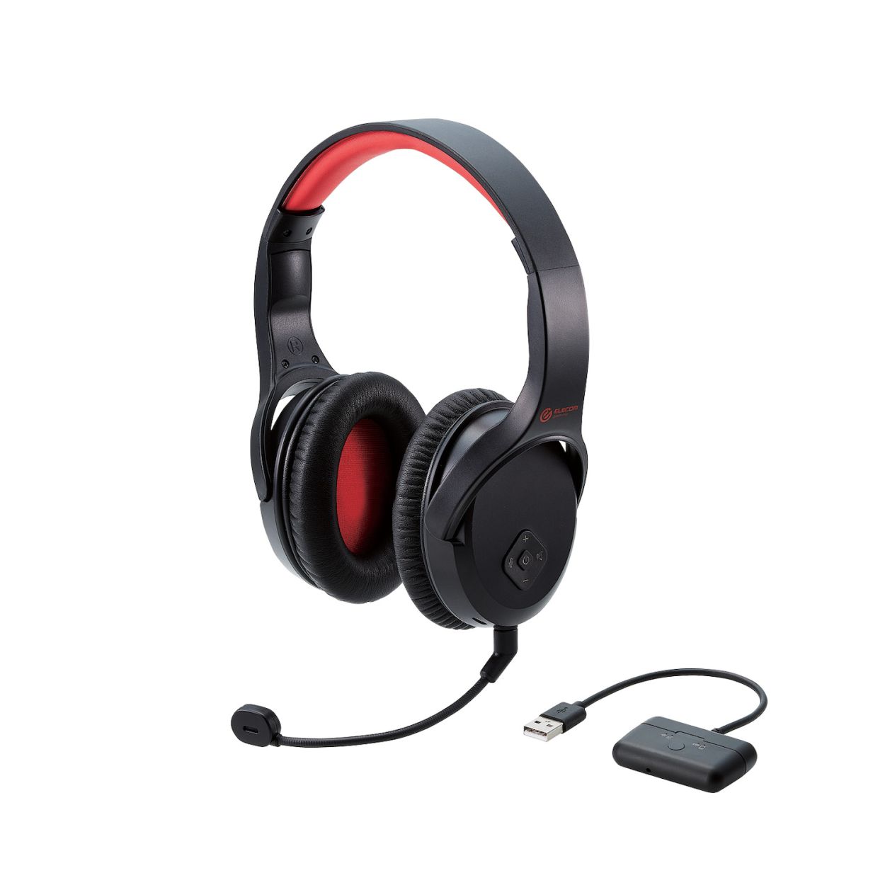 ゲーム向け無線ヘッドセット/2.4GHz/ミキサー機能付USBアダプター付き/ブラックエレコム株式会社