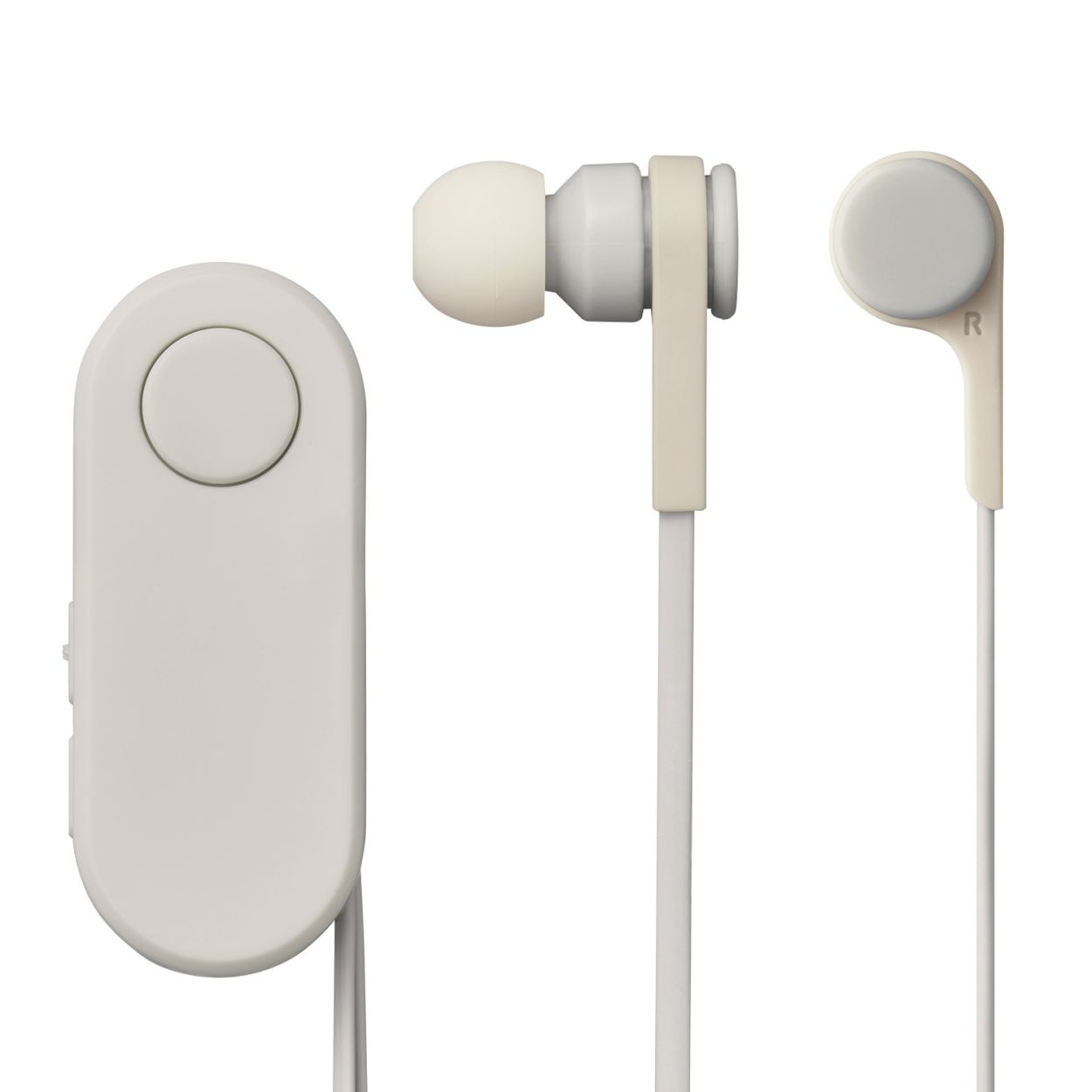 ワイヤレスイヤホン/Bluetooth/bund/巻き取りタイプ/クリップ付き/ストーンホワイトエレコム株式会社