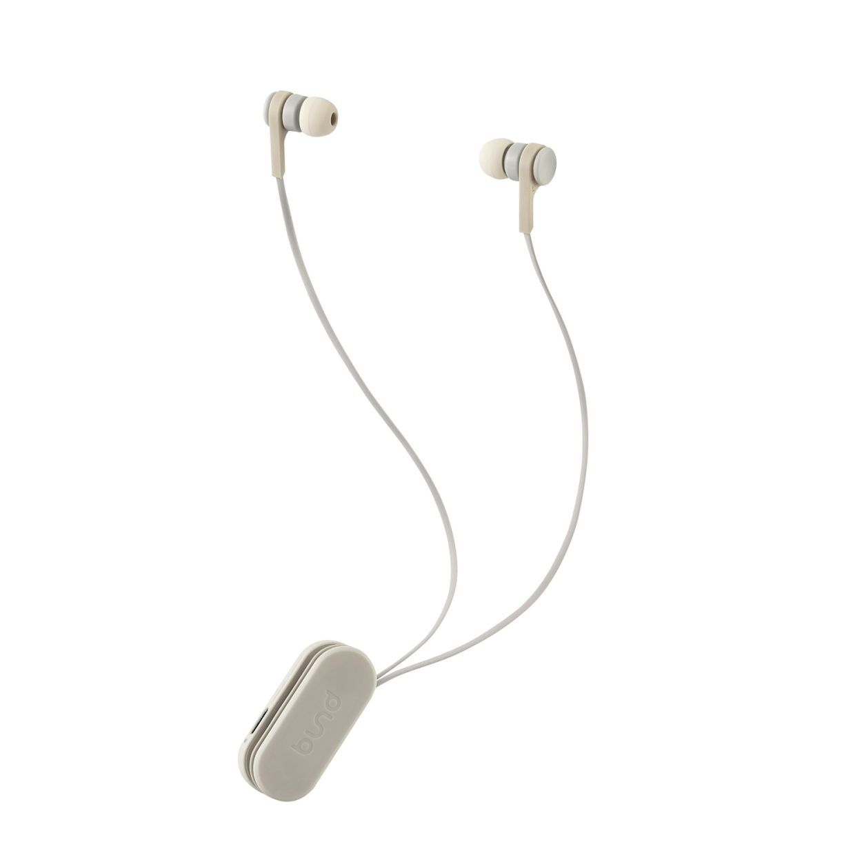 ワイヤレスイヤホン/Bluetooth/bund/巻き取りタイプ/クリップ付き/ストーンホワイトエレコム株式会社