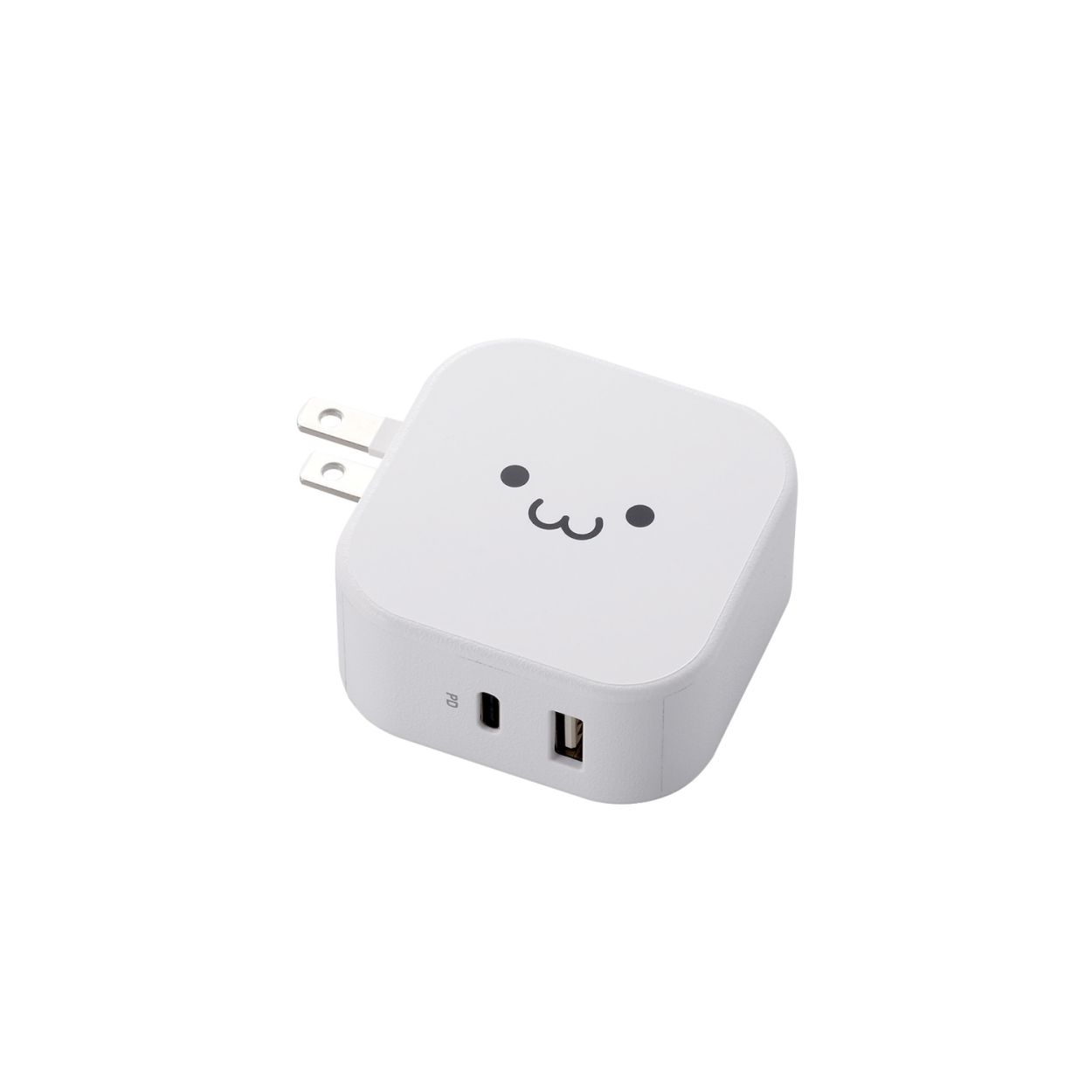 AC充電器/スマホ・タブレット用/USB Power Delivery準拠/20W+12W/USB-C1ポート/USB-A1ポート/ホワイトフェイスエレコム株式会社