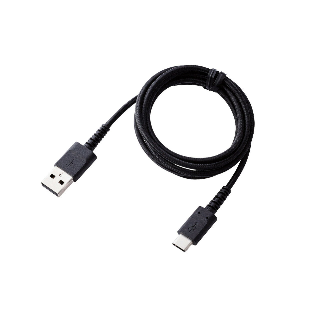 Type-Cケーブル 5V3A 1.0m パステルピンク FS-UAC100-PK [携帯 スマホ タブレット ロングブッシュ 急速充電 FSC]
