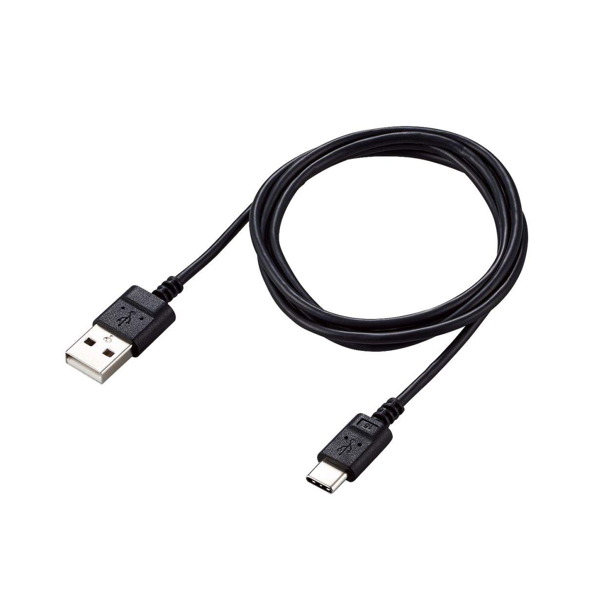 USB Type-Cケーブル/スマホ用/USB(A-C)/極細/1.0m/ブラックエレコム株式会社