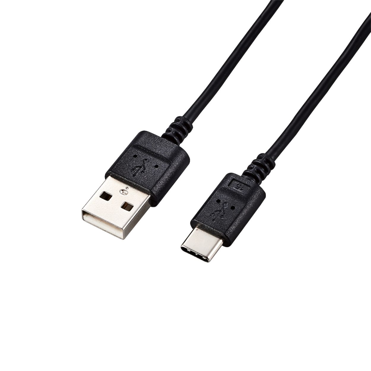 USB Type-Cケーブル/スマホ用/USB(A-C)/極細/1.5m/ブラックエレコム株式会社(2.0)