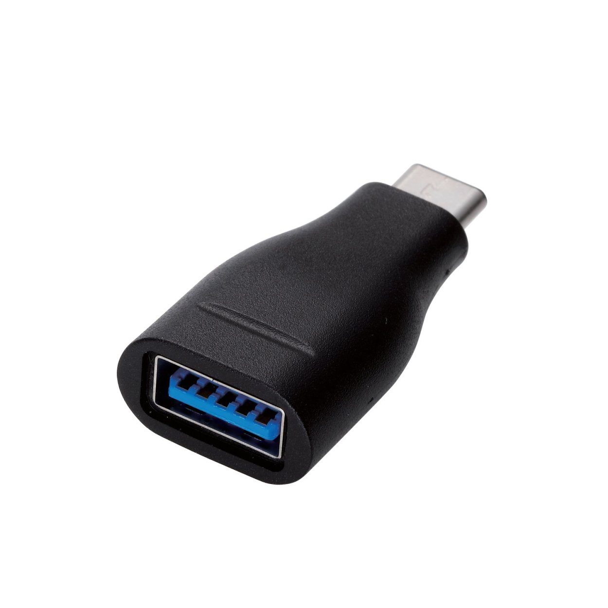 スマートフォン用USB変換アダプタ/USB(Aメス)-USB(Cオス)/ブラックエレコム株式会社