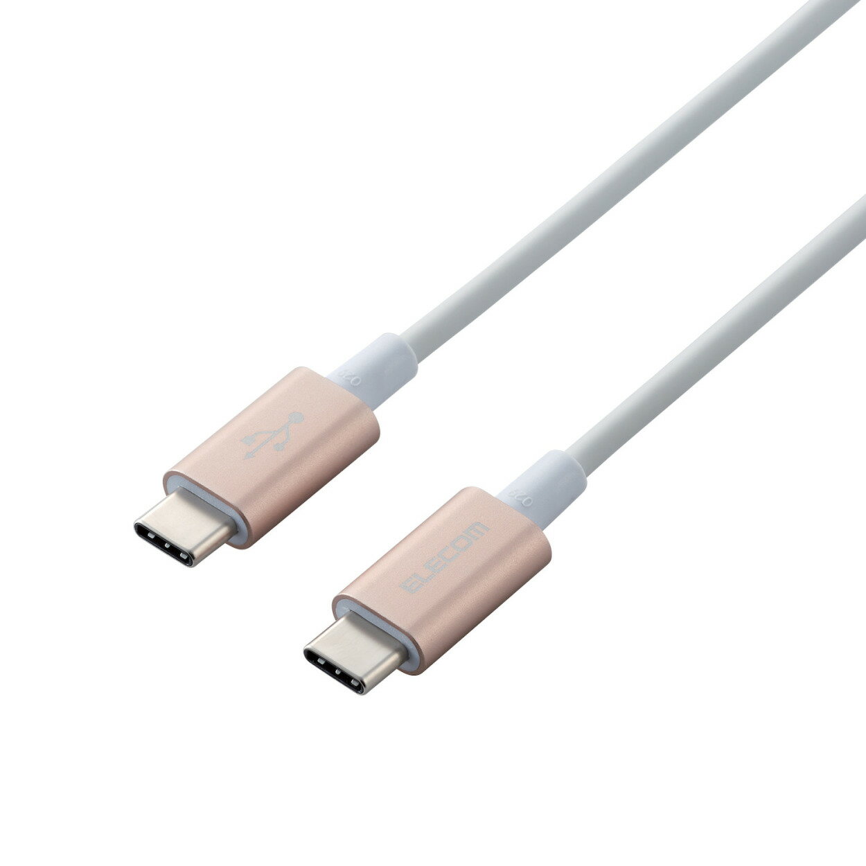 スマホ・タブレット用USBケーブル/USB(C-C)/準高耐久/USB Power Delivery対応/認証品/1.0m/ゴールドエレコム株式会社