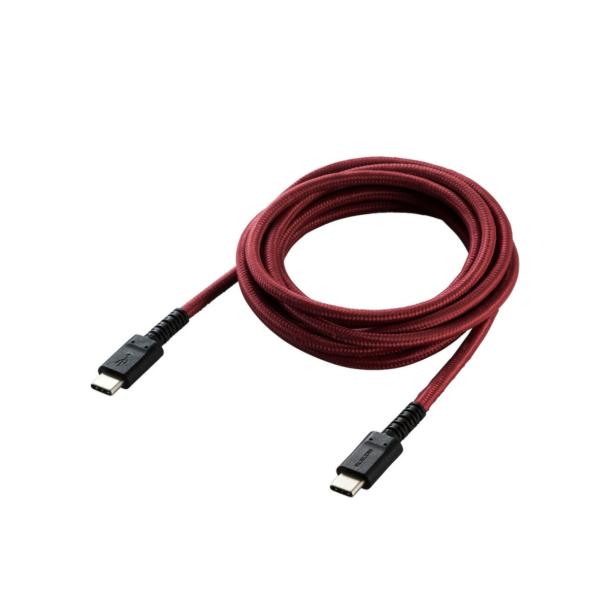 スマホ・タブレット用USBケーブル/USB(C-C)/高耐久/USB Power Delivery対応/認証品/2.0m/レッドエレコム株式会社