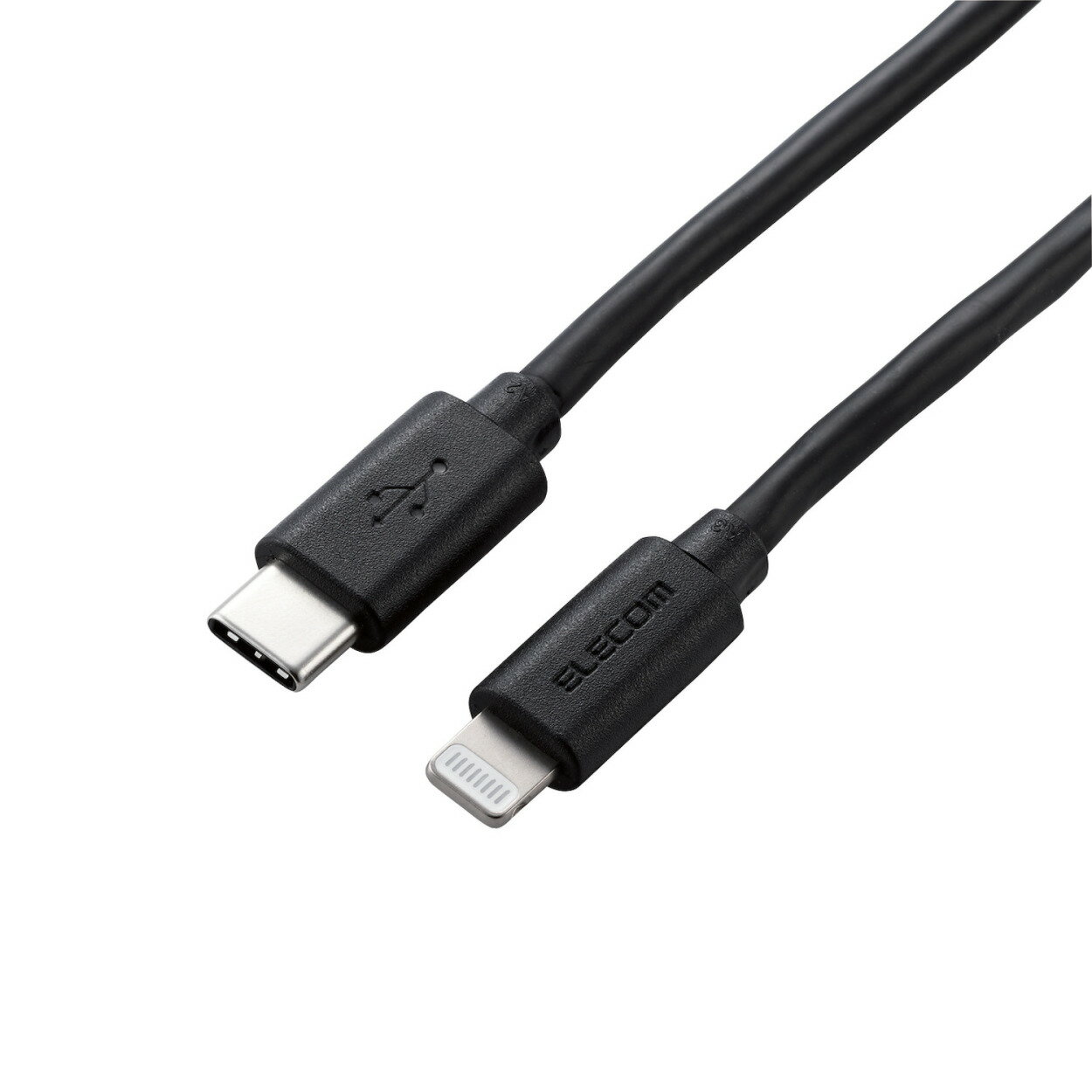 USB C-Lightningケーブル/やわらか/1.2m/ブラックエレコム株式会社