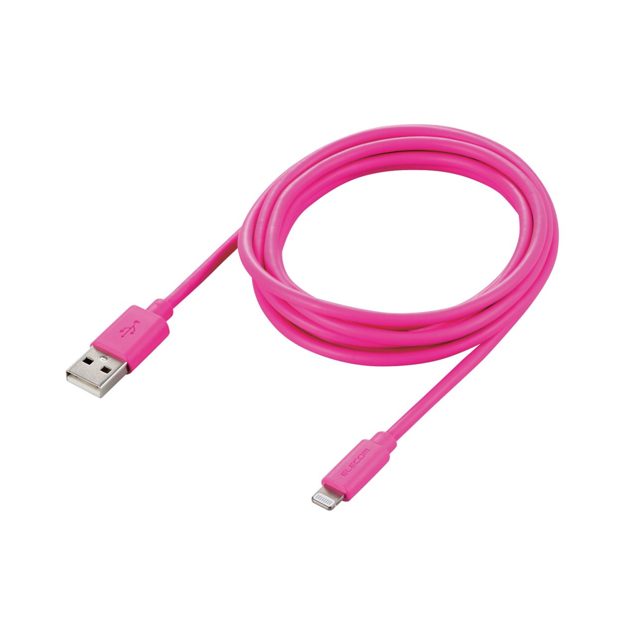 Lightningケーブル/スタンダード/2.0m/ピンクエレコム株式会社