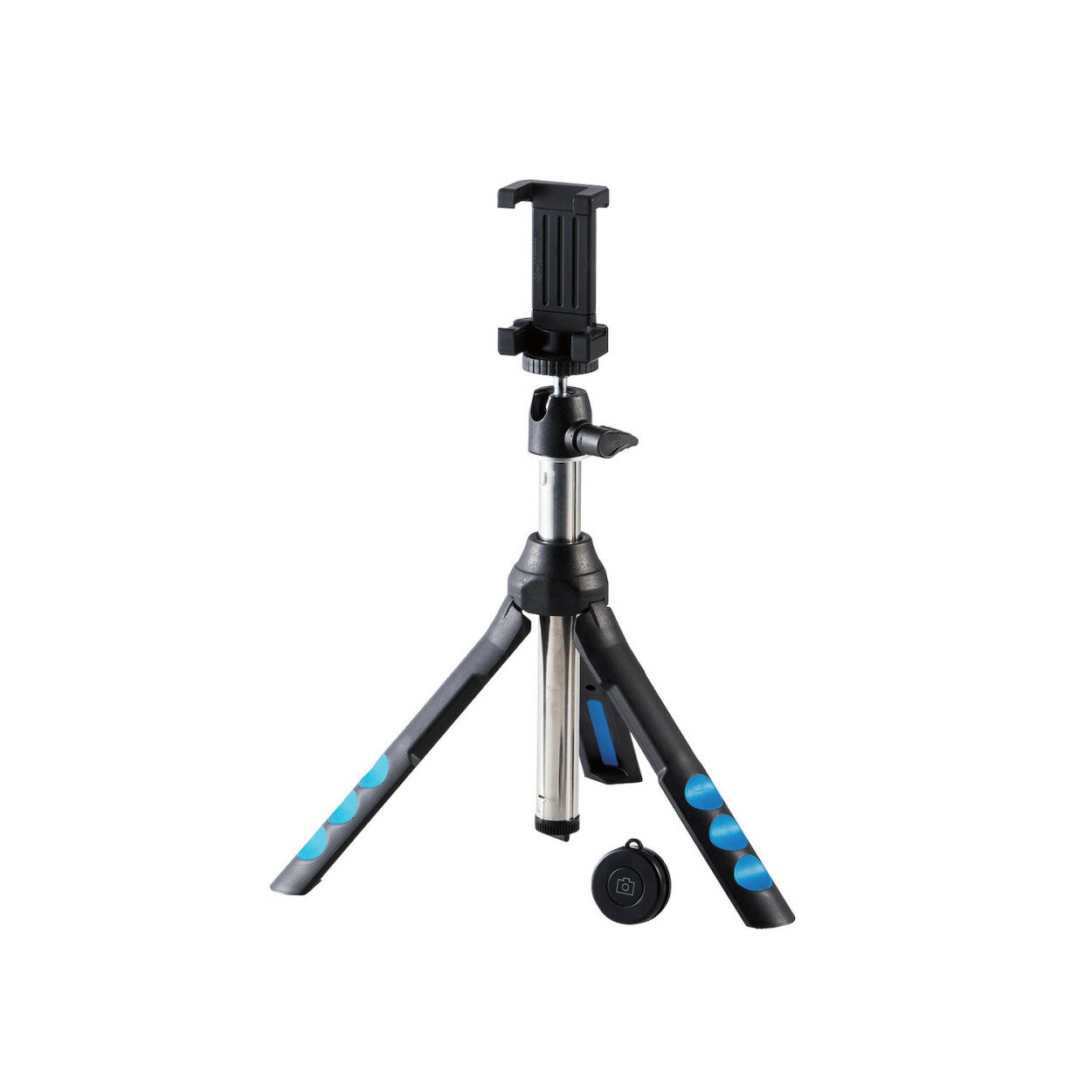 スマートフォン用/2way三脚/Bluetoothリモコン付/ブラックエレコム株式会社
