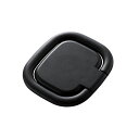 タブレット用汎用スタンドリング/背面貼付け/360度回転/ブラックエレコム株式会社