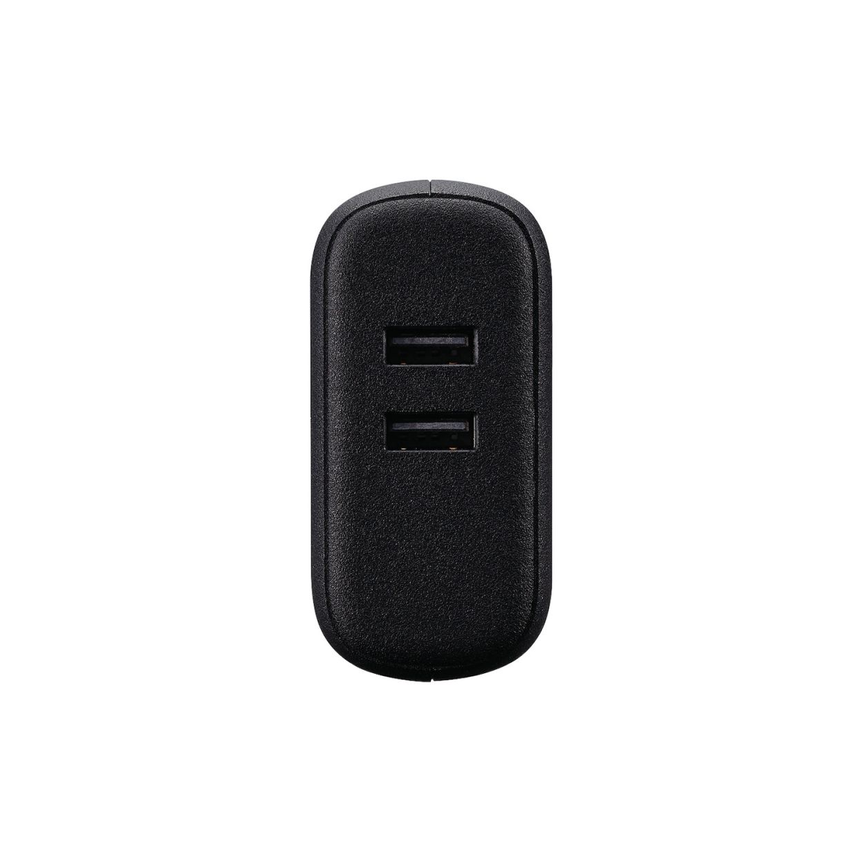 モバイルバッテリー/リチウムイオン電池/AC一体型/オマカセ充電対応/5000mAh/USB-A出力2ポート/PSE適合/ブラックエレコム株式会社