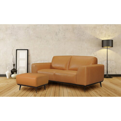 東谷マスター オットマン (キャメル) (W70×D62×H44)【送料無料(北海道・沖縄送料別)】 [3]