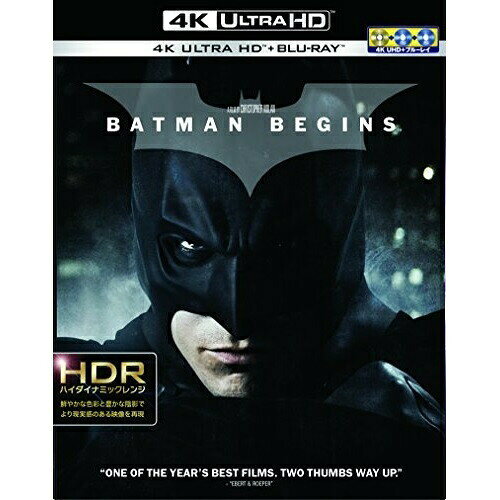 【取寄商品】UHBD / 洋画 / バットマン ビギンズ(Ultra HD Blu-ray) (本編4K Ultra HD Blu-ray 本編Blu-ray 特典Blu-ray) / 1000701473