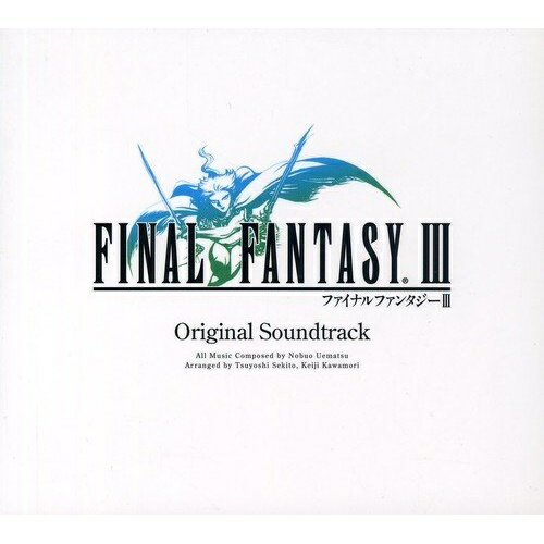 FINAL FANTASY III Original Soundtrack (CD+DVD)ゲーム・ミュージック　発売日 : 2006年9月20日　種別 : CD　JAN : 4988601460590　商品番号 : SQEX-10076【商品紹介】NINTENDO-DS用ソフト「FINAL FANTASY III」のオリジナル・サウンドトラック。植松伸夫氏作曲のファミコン版楽曲をDS版用にアレンジしたトラックに加え、新たに書き下ろした楽曲を収録。オープニングムービーを収録したDVD付き。