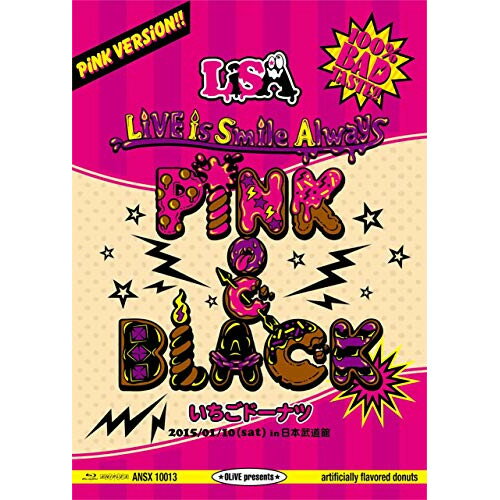 BD / LiSA / LiVE is Smile Always ～PiNK BLACK～ in 日本武道館 「いちごドーナツ」 2015/01/10(sat)(Blu-ray) / ANSX-10013