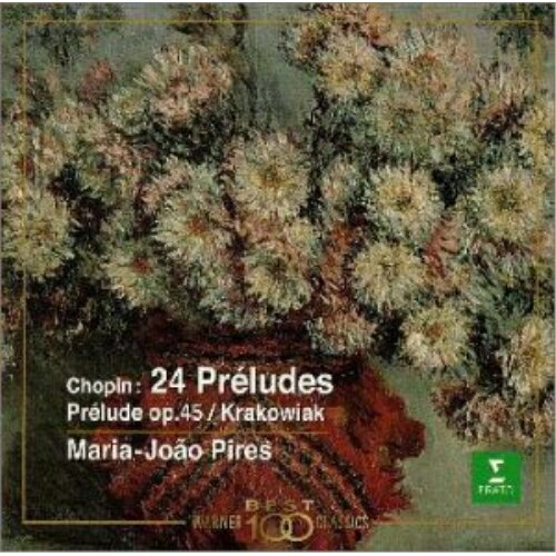 ショパン:前奏曲(プレリュード)集 他ショパンショパン しょぱん　発売日 : 2000年6月21日　種別 : CD　JAN : 4943674018093　商品番号 : WPCS-21076【商品紹介】クラシックBEST100シリーズ。ピアニスト、マリア・ジョアオ・ピリスのショパン作品を収録した1975年録音盤。【収録内容】CD:11.24の前奏曲op.28 - 第1番ハ長調2.24の前奏曲op.28 - 第2番イ短調3.24の前奏曲op.28 - 第3番ト長調4.24の前奏曲op.28 - 第4番ホ短調5.24の前奏曲op.28 - 第5番ニ長調6.24の前奏曲op.28 - 第6番ロ短調7.24の前奏曲op.28 - 第7番イ長調8.24の前奏曲op.28 - 第8番嬰ヘ短調9.24の前奏曲op.28 - 第9番ホ長調10.24の前奏曲op.28 - 第10番嬰ハ短調11.24の前奏曲op.28 - 第11番ロ長調12.24の前奏曲op.28 - 第12番嬰ト短調13.24の前奏曲op.28 - 第13番嬰ヘ長調14.24の前奏曲op.28 - 第14番変ホ短調15.24の前奏曲op.28 - 第15番変ニ長調「雨だれ」16.24の前奏曲op.28 - 第16番変ロ短調17.24の前奏曲op.28 - 第17番変イ長調18.24の前奏曲op.28 - 第18番ヘ短調19.24の前奏曲op.28 - 第19番変ホ長調20.24の前奏曲op.28 - 第20番ハ短調21.24の前奏曲op.28 - 第21番変ロ長調22.24の前奏曲op.28 - 第22番ト短調23.24の前奏曲op.28 - 第23番ヘ長調24.24の前奏曲op.28 - 第24番ニ短調25.前奏曲嬰ハ短調op.4526.クラコヴィアク ヘ長調op.14〜ピアノと管弦楽の - 序奏27.クラコヴィアク ヘ長調op.14〜ピアノと管弦楽の - ロンド