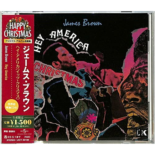 楽天サプライズ2CD / ジェームス・ブラウン / ヘイ・アメリカ（イッツ・クリスマス） （解説歌詞付） （生産限定盤） / UICY-80189