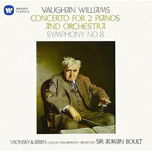 CD / エイドリアン・ボールト / ヴォーン・ウィリアムズ:交響曲 第8番 2台のピアノのための協奏曲 (解説付/ライナーノーツ) / WPCS-13458