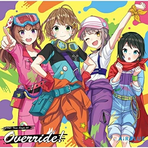 Override!AiRBLUE Birdエールブルーバード えーるぶるーばーど　発売日 : 2020年9月16日　種別 : CD　JAN : 4988013826168　商品番号 : PCCG-1924【商品紹介】スマートフォン向け次世代声優育成ゲーム『CUE!(キュー)』内のユニット、AiRBLUE Birdの2ndシングル!ゲーム内アニメ『OL』主題歌「Override!」他を収録!【収録内容】CD:11.Override!2.ハミングバード3.CUTE□CUTE□CUTE(Bird ver.)4.Override!(Instrumental)5.ハミングバード(Instrumental)