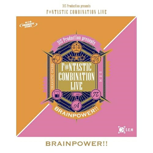 【取寄商品】BD / DRAMATIC STARS & S.E.M / 315 Production presents F＠NTASTIC COMBINATION LIVE ～BRAINPOWER!!～ LIVE Blu-ray(Blu-ray) / LABX-8727