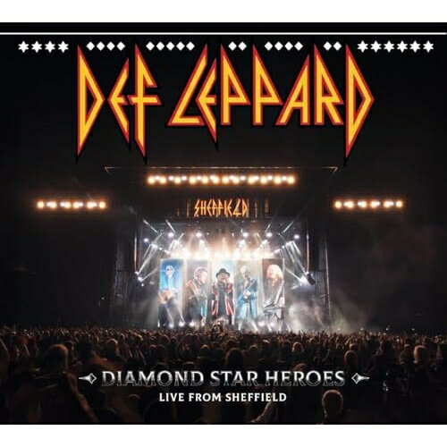 ダイアモンド・スター・ヒーローズ 〜ライヴ・フロム・シェフィールド (SHM-CD) (解説歌詞対訳付) (限定盤)デフ・レパードデフレパード でふれぱーど　発売日 : 2025年11月21日　種別 : CD　JAN : 4988031819401　商品番号 : UICY-80685【商品紹介】2023年5月22日にイングランドのシェフィールドで行われたこのライヴは、モトリー・クルーとのダブル・ヘッドライナーで回った欧州ツアーの初日公演であり、結成から47年を経たデフ・レパードにとっては故郷への凱旋公演でもあった。彼らが故郷のスタジアムでライヴをするのはこれが2度目で、メンバーたちは4万人近い満員御礼の観客に向けて演奏、「フォトグラフ」や「シュガー・オン・ミー」といった名曲のほか、英国ではこの日に初めてライヴで演奏された「テイク・ホワット・ユー・ウォント」と「ディス・ギター」なども収録。「ディス・ギター」は、いまは亡きレパードの名ギタリスト、スティーヴ・クラークに捧げられた1曲である。【収録内容】CD:11.テイク・ホワット・ユー・ウォント2.レッツ・ゲット・ロック3.アニマル4.フーリン5.アーマゲドン6.キック7.ラヴ・バイツ8.プロミセス9.ディス・ギター10.ラヴ・アンド・ヘイトCD:21.ロケット2.ブリンギン・オン・ザ・ハートブレイク3.スイッチ6254.ヒステリア5.シュガー・オン・ミー6.ロック・オブ・エイジ7.フォトグラフ
