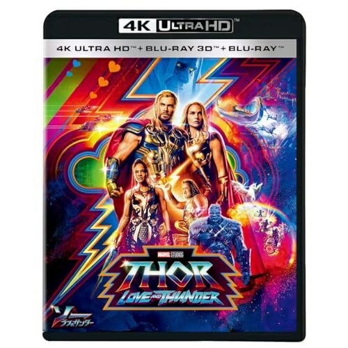 【取寄商品】BD / クリス・ヘムズワース / ソー:ラブ&サンダー (4K Ultra HD Blu-ray+3D Blu-ray+2D Blu-ray) / WDUF-1037