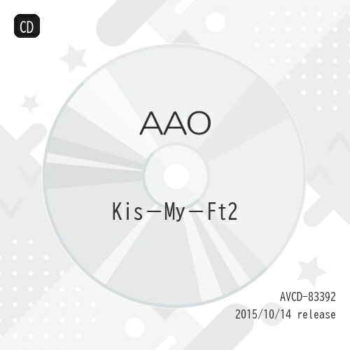 CD / Kis-My-Ft2 / AAO (通常盤) / AVCD-83392