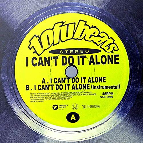 LP(30cm) / tofubeats / I CAN'T DO IT ALONE (��������������) / WPJL-10127