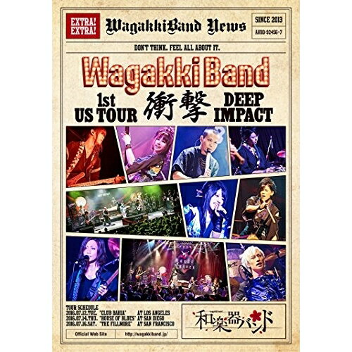 DVD / 和楽器バンド / WagakkiBand 1st US Tour 衝撃 -DEEP IMPACT- (本編ディスク+特典ディスク(スマプラ対応)) (初回生産限定版) / AVBD-92456
