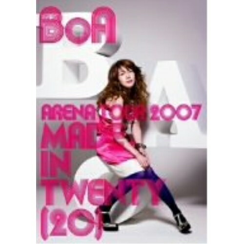 BoA ARENA TOUR 2007”MADE IN TWENTY(20)” (ジャケットB)BoAボア ぼあ　発売日 : 2007年8月08日　種別 : DVD　JAN : 4988064914821　商品番号 : AVBD-91482【収録内容】DVD:11.OPENING2.OUTGROW 〜Ready butterfly〜3.SO REAL4.VALENTI5.STILL.6.DO THE MOTION7.Lady Galaxy8.Silent Screamerz9.Candle Lights10.LONG TIME NO SEE11.Winter Love12.Introducing the Band13.Player14.Rock With You15.cosmic eyes16.Introducing the Dancers17.抱きしめる18.七色の明日 〜brand new beat〜19.QUINCY20.KEY OF HEART21.JEWEL SONG22.Sweet Impact23.Everything Needs Love24.Gracious Days