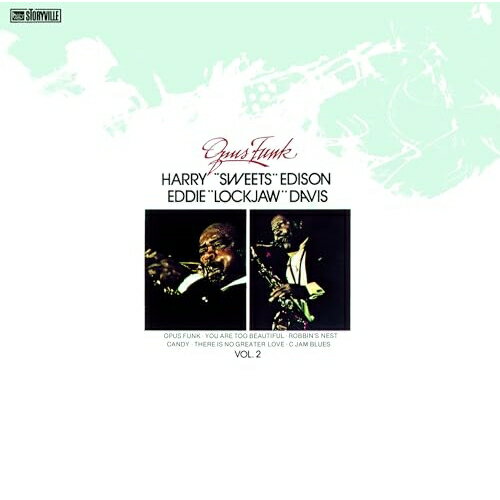【 お取り寄せにお時間をいただく商品となります 】　・入荷まで長期お時間をいただく場合がございます。　・メーカーの在庫状況によってはお取り寄せが出来ない場合がございます。　・発送の都合上すべて揃い次第となりますので単品でのご注文をオススメいたします。　・手配前に「ご継続」か「キャンセル」のご確認を行わせていただく場合がございます。　当店からのメールを必ず受信できるようにご設定をお願いいたします。 オパス・ファンク VOL.2 (解説付)エディ"ロックジョウ"デイヴィス〜ハリー"スウィーツ"エディソンロックジョウデイビス エディ/スウィーツエディソン ハリー ろっくじょうでいびす えでぃ/すうぃーつえでぃそん はりー　発売日 : 2026年2月25日　種別 : CD　JAN : 4526180749325　商品番号 : CDNP-1329【商品紹介】1976年の北欧ツアー中にデンマークで録音されたハリー”スウィーツ”エディソンとエディ”ロックジョウ”デイヴィスの最強チームによるスタジオ・セッション!当時北欧を拠点に活動していたケニー・ドリューが参加した全員がスウィングしまくる最高に楽しいジャズ作品!